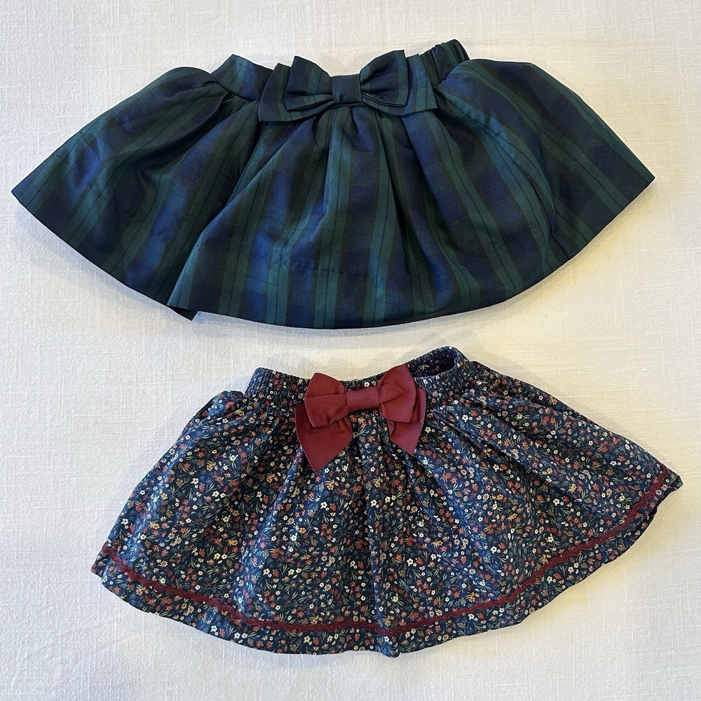 18M Edgehill Collection Lined Skirts Plaid Tartan Christmas Fall Floral Toddler